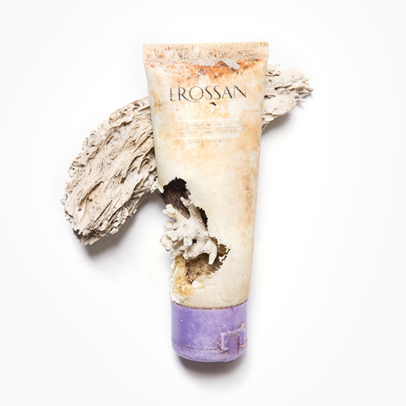 Fusion between nature and plastic waste at the Gulf of Thailand.