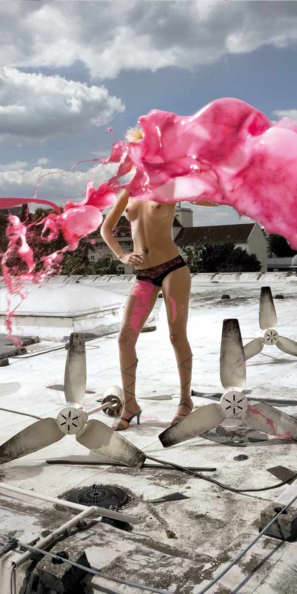 Gruppenzwang, pink color, pinke Farbe, Pink Paint